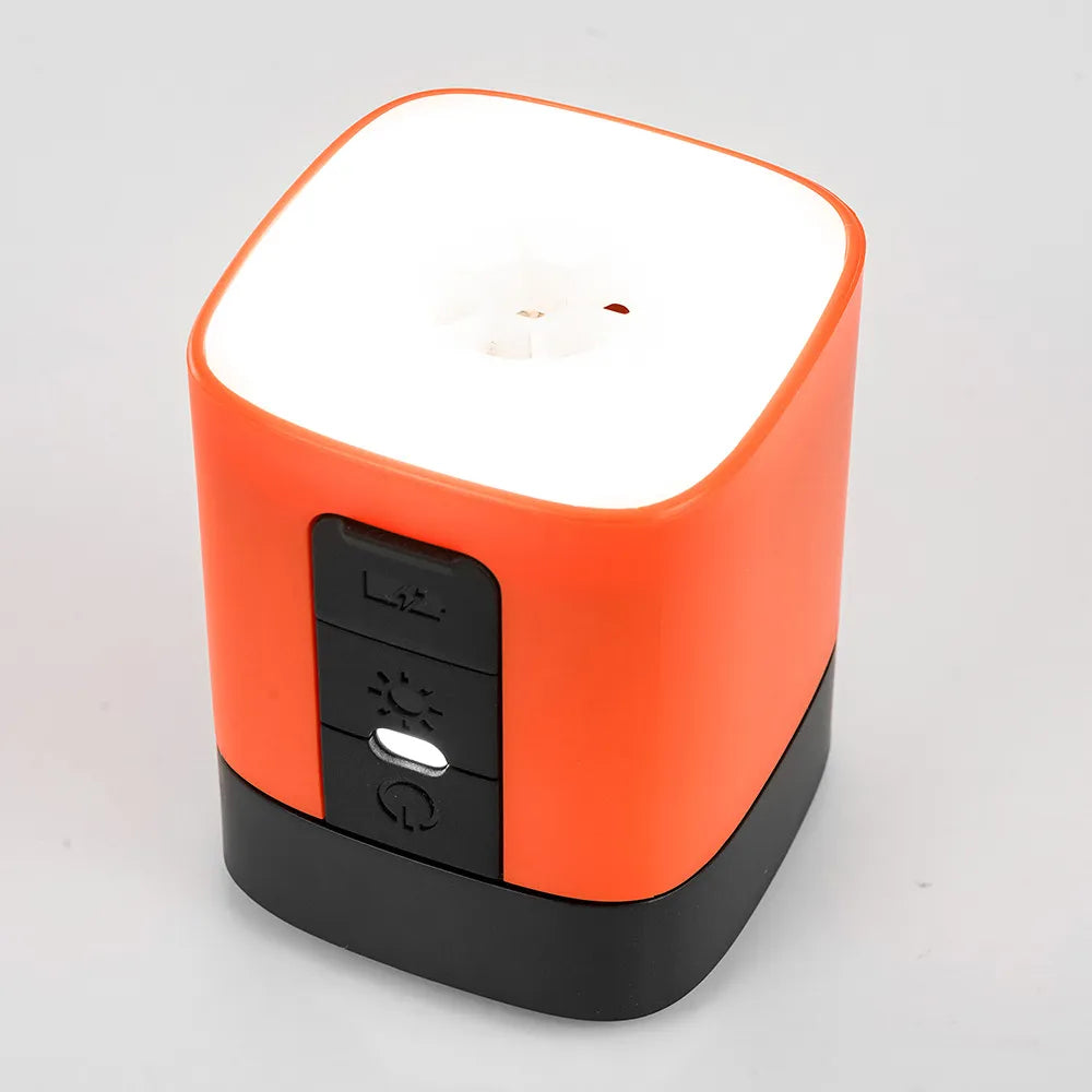 Wireless Mini Air Pump & SOS Emergency Light | Ultra-Lightweight Pocket Inflator